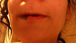 Giantess Stepsister Is Very Hungry so She Eats Tiny Stepbrother Then Takes a Shower