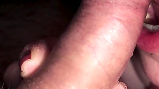 Stepson Massaged His Stepmother's Mouth with a Huge Squirt of Milk 4K