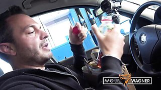 Pussy eating video with stunner Kitty Blair and Petite Blonde from Wolf Wagner Com