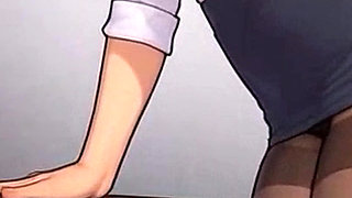 Waifu Secretary POV - Latina & Colored Hair Office Close-up Teasing