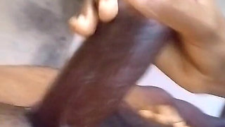 Horny Stepmom Seduces Stepson and Massage His 10inc Huge Black Cock