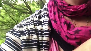 Outdoor Titty Play Whilst Walking in the Great Outdoors