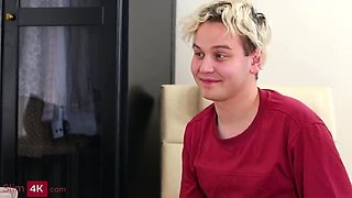 Unexpected MMF Threesome with a Hot Brunette Teen – Big Cock Anal & Huge Cumshots