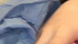 Hairy Brunette Babe Vibes and Fingers to Explosive Orgasm