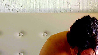 Italian Luxury Facesitting: Elegant Blonde Sits on Muscle Stud - Loud & Intense Orgasm
