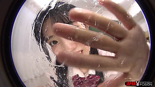 Tsubame Amai Blows Her Nose and Rubs the Mucus on Your Face - Nose Fetish