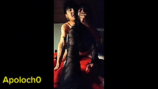 Sex seen in a mirror, the reflection of her ass and my cock is really exciting