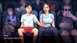 All Sex Scenes with Jenny - Summertime Saga 21.0.0 Part 4 - Big Dick Hentai Cartoon Fuck