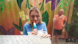 Ice Cream Truck Quickie Fuck Part 2: Peter Green and Perky Tits Blonde Carly Rae