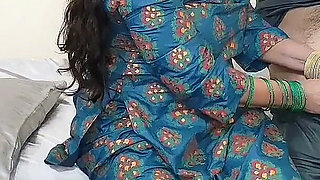 Hot Indian Mistress Blowjob Sucking Dick of Her New Home Servant Boy and Fucked Hard