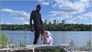 Kinky Pregnant Puppy Slut Is Publicly Disgraced By The Pier Lily Corinth Bj, Throat Fuck, Facial
