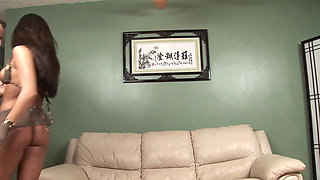 Stunning Latina slut takes a rough pounding