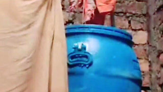 Desi Village Girl Taking a Bath Openly at Her Friend House and Fingering Her Pussy