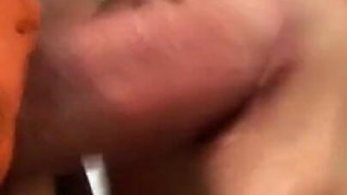 Hot Redhead Got Her Pussy Stretched with Cock and Dildo in the Bathroom