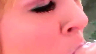 Rooftop Sex Above the Hills - Blonde Gets Her Ass Licked by the Man in the Suit