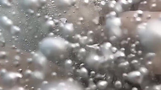 Public Pool Stepsister Dick Flash Risky Handjob Crowd Watching Cumshot 4K