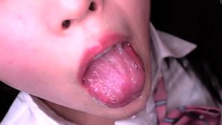 Asian hottie car blowjob fucking hardcore facial