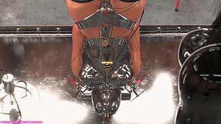 Full Metal Bondage by a Cruel Step Sister!