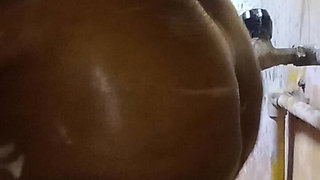 Tamil Girl Was Taking Bath in My Stepmother's Bathroom and I Secretly Took a Video