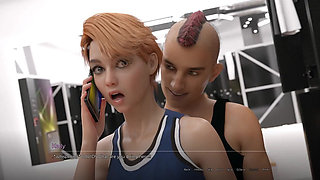The Spellbook - Gameplay - Roleplay - Cheating Girlfriend Gives Blowjob While Talking with Boyfriend