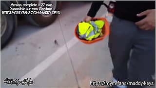 Maddy Kes - J Just Offered This Truck Driver A On Camera! He Fucked Me In Front Of His Colleague