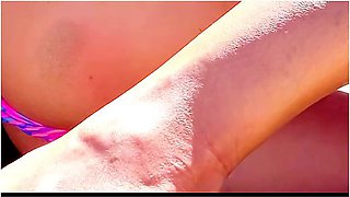Public Places 1.2 We Almost Got Caught, Hot Day At The Beach, Exhibitionism, Masturbation And Squirt
