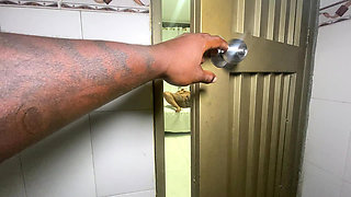 I catch my stepmom jerking off hard