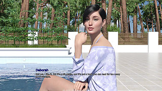 My Dorm 253: Daphne-scarlett Nude Pool Swim & Debbie-mark Talk
