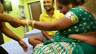 Bhabiji Ke Sath Dono Devor Mil Kor Mast Chudai Kia, Hardcore, Threesome