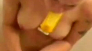 Sexy Teen Allie Shaving in the Shower