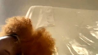 Big Black Booty Gets It Hard in the Bathroom