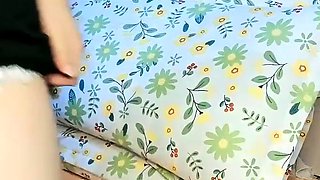 French amateur her tight hairy pussy toyed