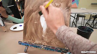 Work Me Harder - Getting College Ass In Art Class 1 - Harper Madison
