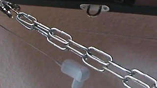 German BDSM - Blonde slave milf whipe