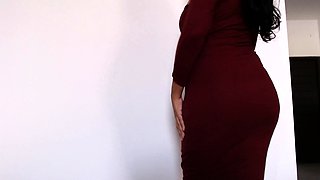 Sexy huge ass latina amateur rides fetish dudes cock