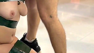 Taped Around Sloppy Facefuck Blowjob