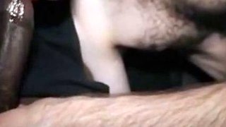 Bareback Big Cock Interracial Car Fuck