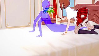 My Hero Academia Hentai - Uraraka Handjob And Fucked - Japanese Asian Manga Anime Film Game Porn - Car Toon