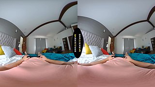 BRAZZERS VR - Angel Youngs Gargles Your Rock hard Lollipop After You Shoot Your Meaty Fountain On Her Face