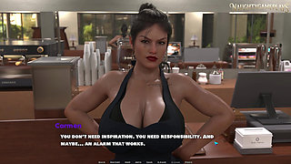 Black Hair Big Ass MILF Boss is so Sexy - MILF Obsession Part 01 By Dan Games - 3D Game