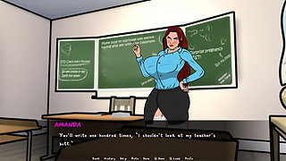 Lust Town - Gameplay - Roleplay - Teacher Seduced the Detention Student
