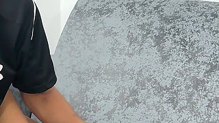Young and Attractive Masseuse Gives a Hard Fuck to His Little Client's Wife. Till You End up in Real Homemade Sex