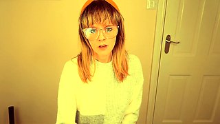 blonde teen pregnant girl has her pussy masturbated