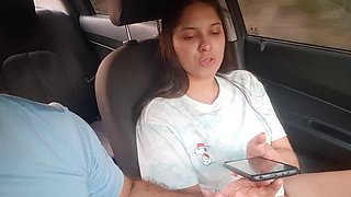 I hitchhike and squirt at myself before I get home