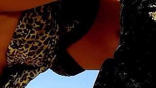 Skinny Latina teen Julia fucked by step dad on vacation at the beach