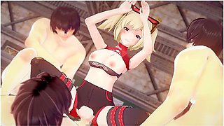 Zenless Zone Zero Burnice White #02gangbang 3d Hentai Animation.(fingering,handjob,blowjob,sex)