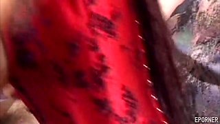 Playing With Her Big Tits - Lingerie