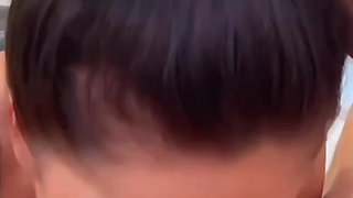 Big Dick for Dessert - Big Tits Brunette Stoped by for Juicy Blowjob and Tit Fuck After Gym in POV