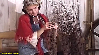 Hairy bush 78 years old granny gets rough fucked by her young toyboy