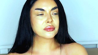 Beautiful Brunette Smoking Fetish Tease - Softcore Seduction